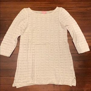 Lily Pulitzer knit/crochet dress.